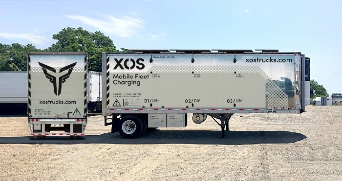 Xos charging hub for commercial vehicles