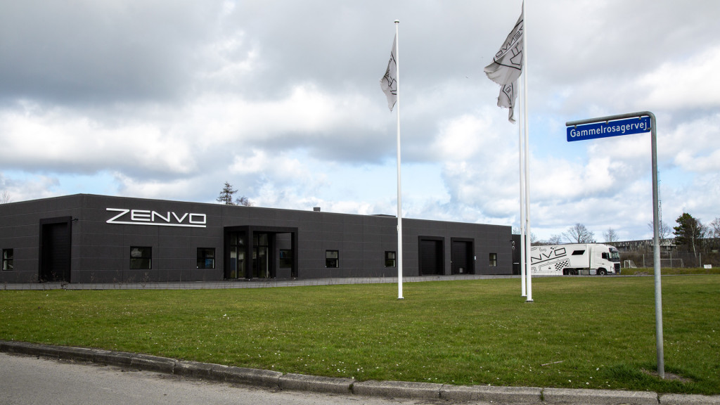 دفتر مرکزی Zenvo در پریستو، دانمارک