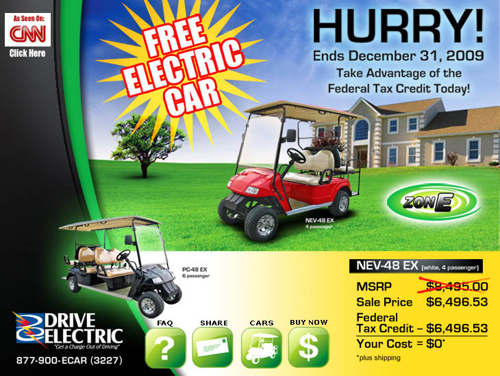 Get a Free Electric Car from Drive Electric