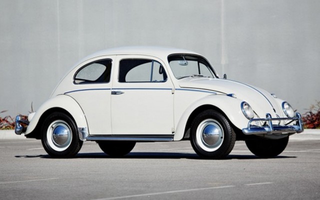 1960 Volkswagen Beetle from the Jerry Seinfeld collection - Image via Gooding & Company