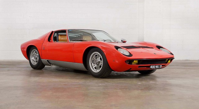 Lamborghini presents Miura-inspired Aventador at 2016 Goodwood