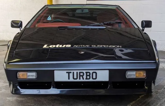1983 Lotus Esprit Turbo active suspension prototype (photo via Anglia Car Auctions)