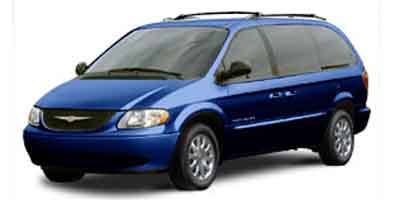 blue town and country van