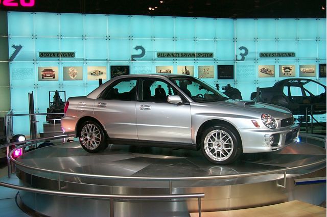 2002 Subaru Impreza WRX detroit show