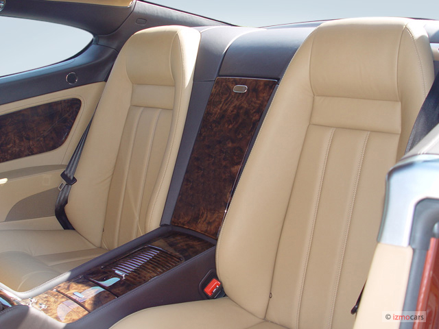 Image 2008 Bentley Continental Gt 2 Door Coupe Rear Seats