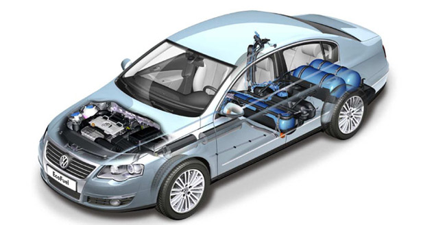 Lyrical bay Permanent Volkswagen unveils Passat TSI EcoFuel sedan concept