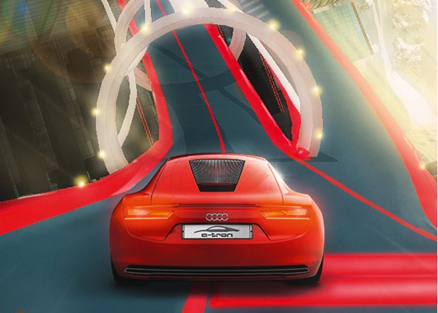 2009 Audi R8 E-Tron Virtual Concept