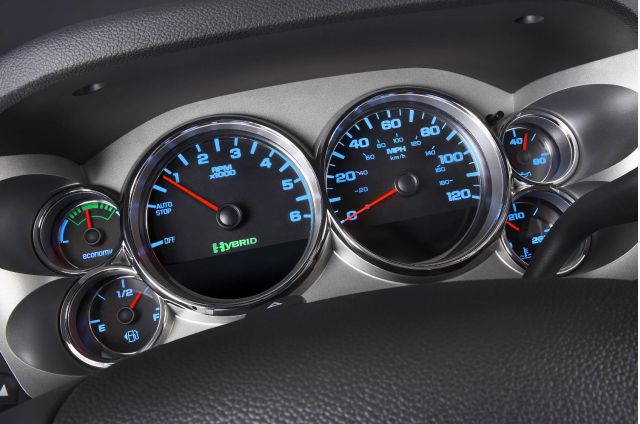 2009 Chevrolet Silverado Hybrid - dashboard