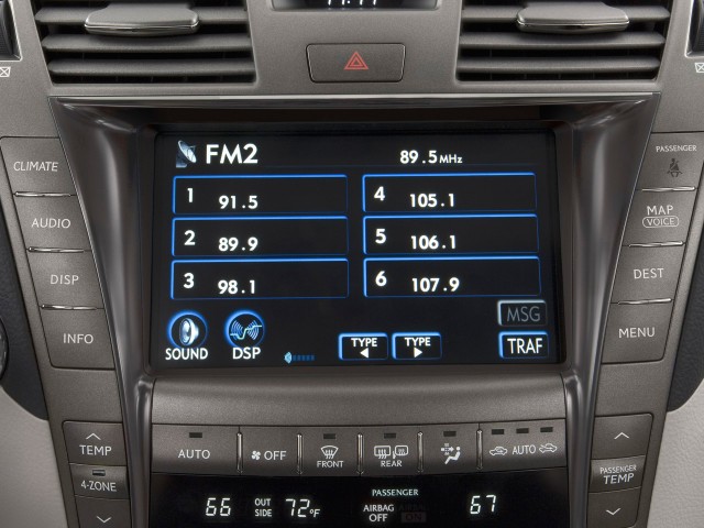 2009 Lexus LS 460 4-door Sedan LWB AWD Audio System