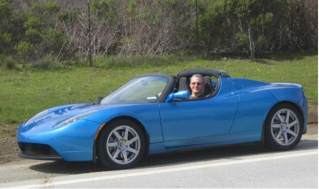 2009 Tesla Roadster, Skyline Boulevard, San Mateo, CA