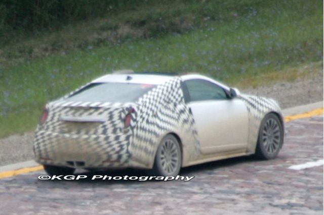 2010 Cadillac CTS Coupe Spy Shot