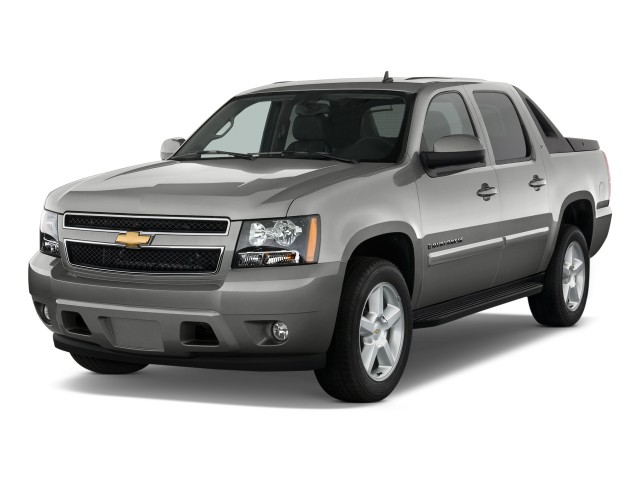 2010 Chevrolet Avalanche 2WD Crew Cab 130" LT Angular Front Exterior View