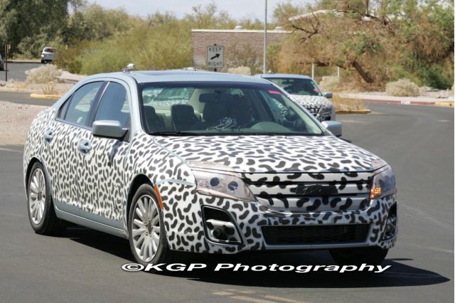 2010 Ford Fusion spy shot 2010 Ford Fusion spy shot