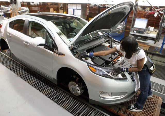 2011 Chevrolet Volt Production Line