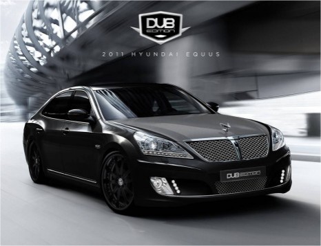 2011 Hyundai Equus DUB Edition SEMA car final rendering