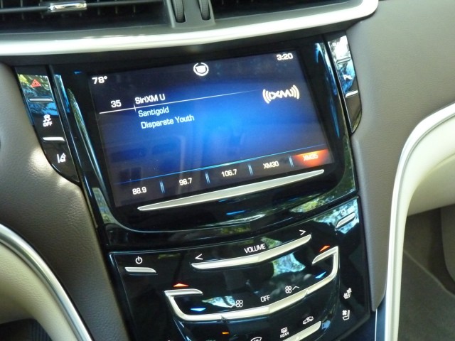 CUE interface, in 2013 Cadillac XTS