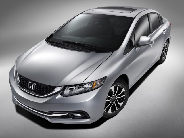 2013 Honda Civic Revised Model Debuts At La Auto Show