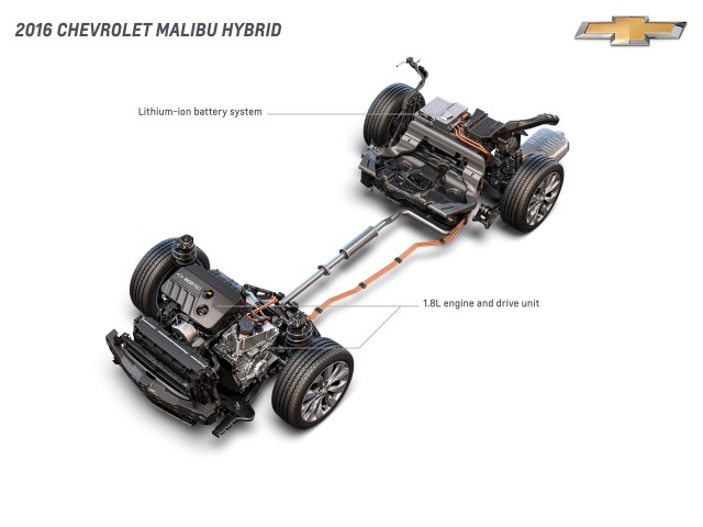 2016 Chevrolet Malibu Hybrid - propulsion system
