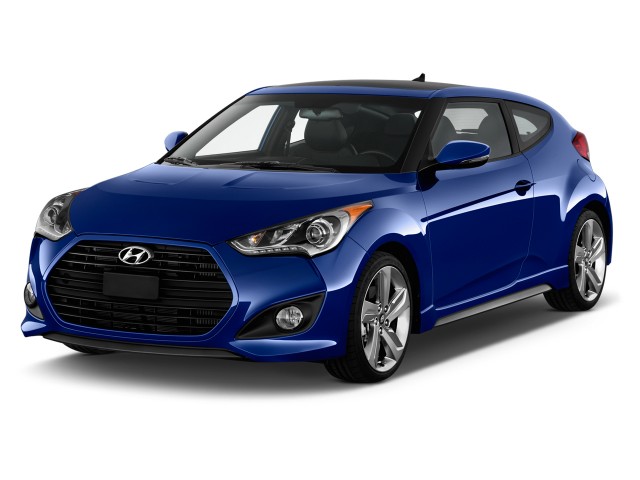 2016 Hyundai Veloster 3dr Coupe Auto Turbo Angular Front Exterior View