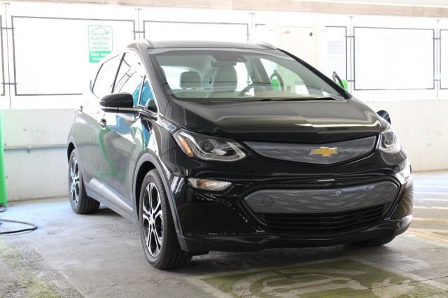 2017 Chevrolet Bolt Ev Electric Car At Evgo Fast Charging Station Newport Centre