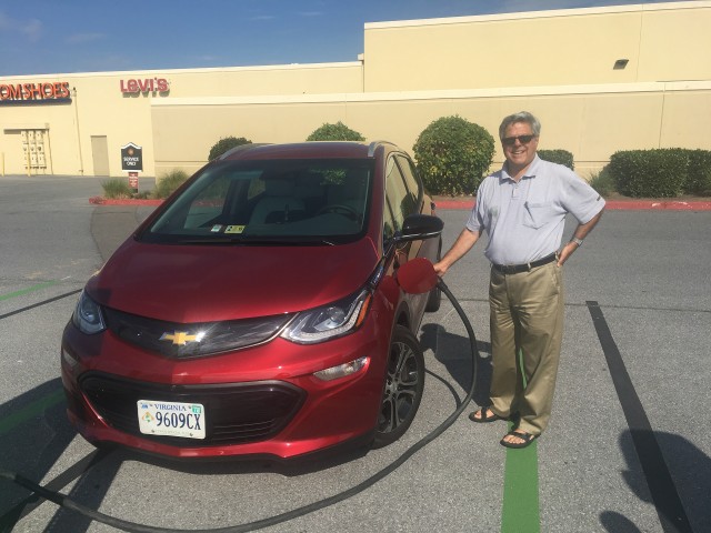 2017 Chevrolet Bolt EV electric car, June 2017 road trip from VA to KY and back [Jay Lucas]