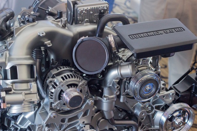 2017 Chevrolet Silverado HD diesel engine