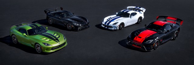 2017 25th anniversary limited-edition Dodge Vipers