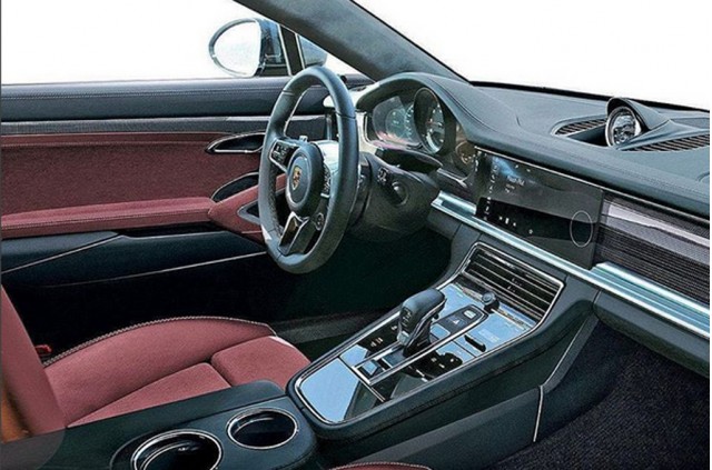 2017 Porsche Panamera interior leaked - Image via 911legendsneverdie