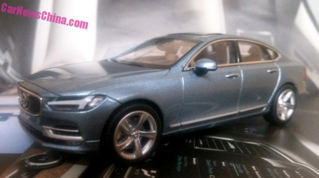 2017 Volvo S90 scale model - Image via Car News China