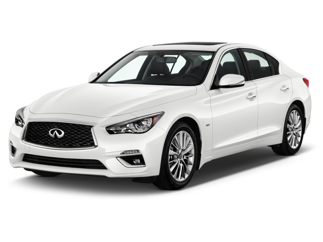 2018 INFINITI Q50 3.0t LUXE RWD Angular Front Exterior View
