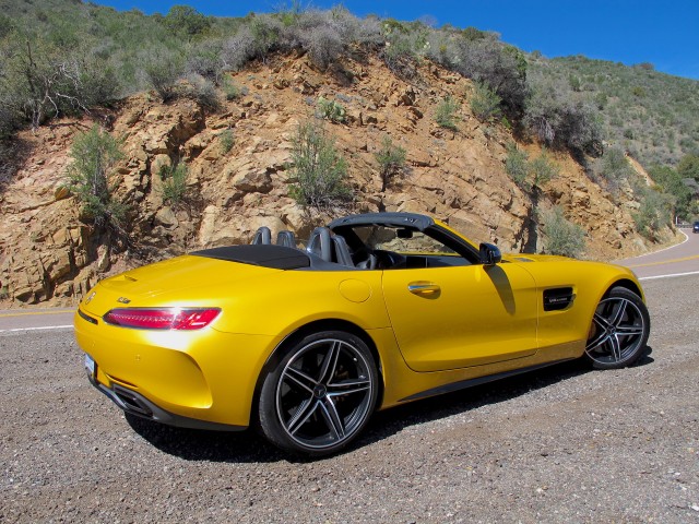 2018 Mercedes-AMG GT C Roadster, Phoenix, Arizona media drive, March, 2017 2018 Mercedes-AMG GT C Roadster, Phoenix, Arizona media drive, March, 2017