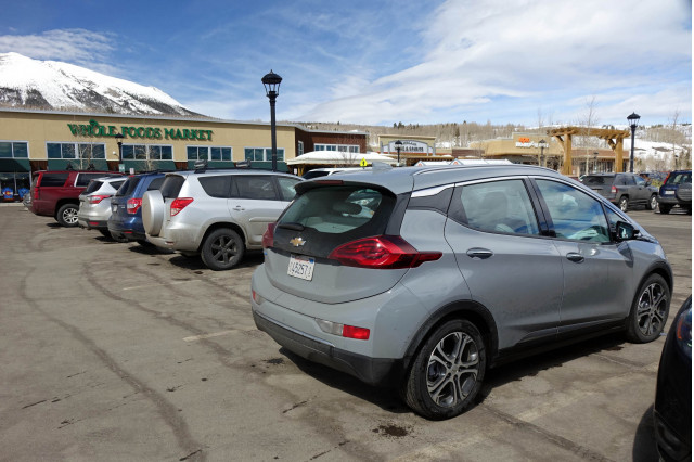 2019 Chevrolet Bolt EV at Whole Foods, Frisco, Colorado 2019 chevrolet bolt ev