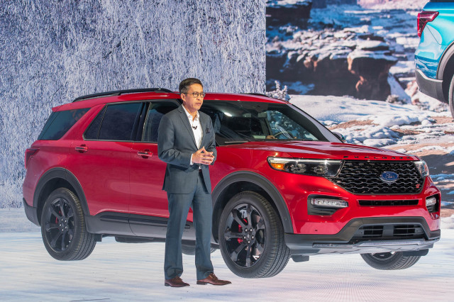 2020 Ford Explorer, 2019 Detroit auto show 2020 Ford Explorer, 2019 Detroit auto show