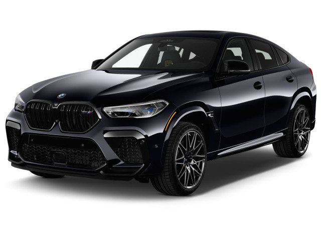 2020 BMW X6 M50i Sports Activity Coupe угловой вид спереди снаружи
