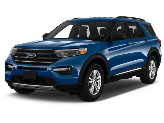2020 Ford Explorer XLT FWD Angular Front Exterior View