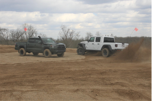 2020 Jeep Gladiator Mojave and 2020 Toyota Tacoma TRD Pro