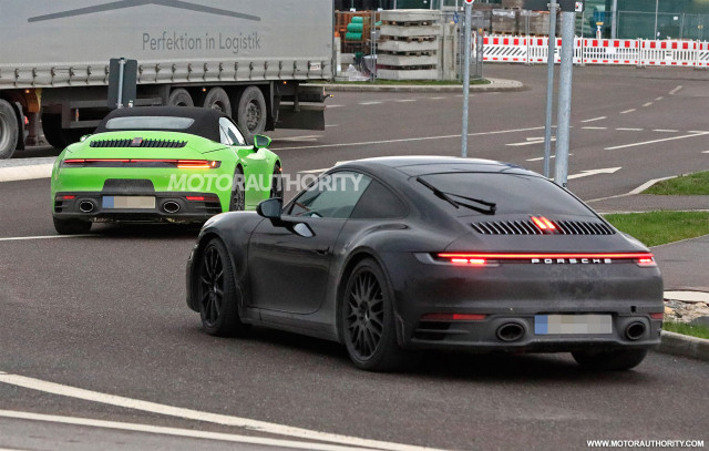 Porsche 911 Cabriolet Spy Shots