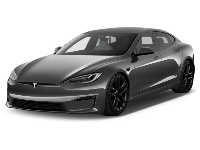 2021 Tesla Model S Plaid AWD Angular Front Exterior View