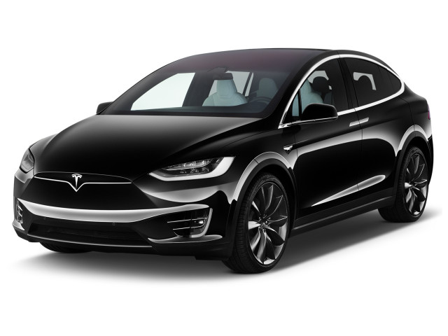 2021 Tesla Model X Long Range Plus AWD *Ltd Avail* Angular Front Exterior View