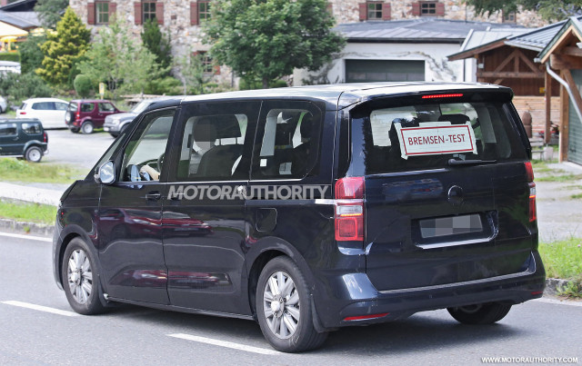 2021 Volkswagen Transporter T7 Spy Shots Popular Van About To Be Redesigned But Still Not Coming To Us