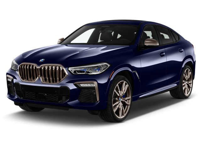 2022 BMW X6 M50i Sports Activity Coupe Angular Front Exterior View