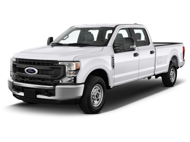 2022 Ford Super Duty F-250 XL 2WD Crew Cab 8' Box Angular Front Exterior View