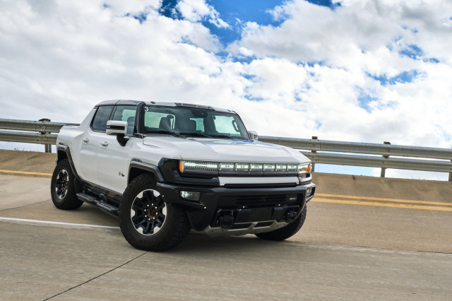 2022 GMC Hummer EV prototype, engineering drive, September 2022 at the Milford Proving Grounds