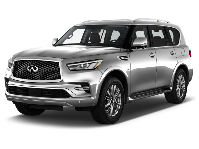 2022 INFINITI QX80 LUXE RWD Angular Front Exterior View