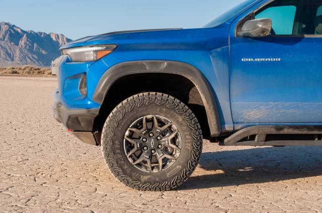 2023 Chevrolet Colorado ZR2 rides on the same tires as some Ford Broncos, but not all tires are created equally