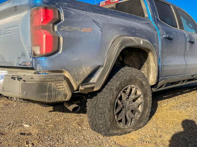 Crunched metal isn't the largest worry when off-roading, what's broken behind it is