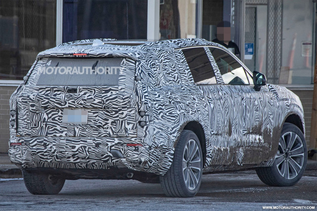 2024 Cadillac 3 row Electric SUV Spy Shots
