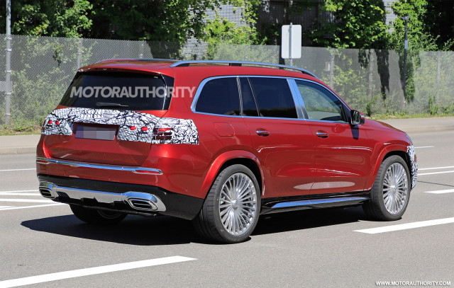 2024 Mercedes-Benz Maybach GLS-Class spy shots: Mild facelift pegged for  ultra-lux SUV