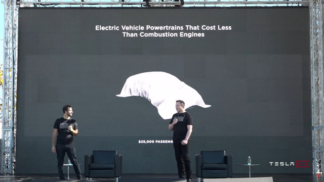 $25,000 Tesla teased for 2023 - Battery Day