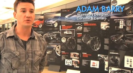 Adam Barry, accessory designer for Corvette and Camaro